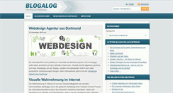 Desktop Screenshot of blogalog.de